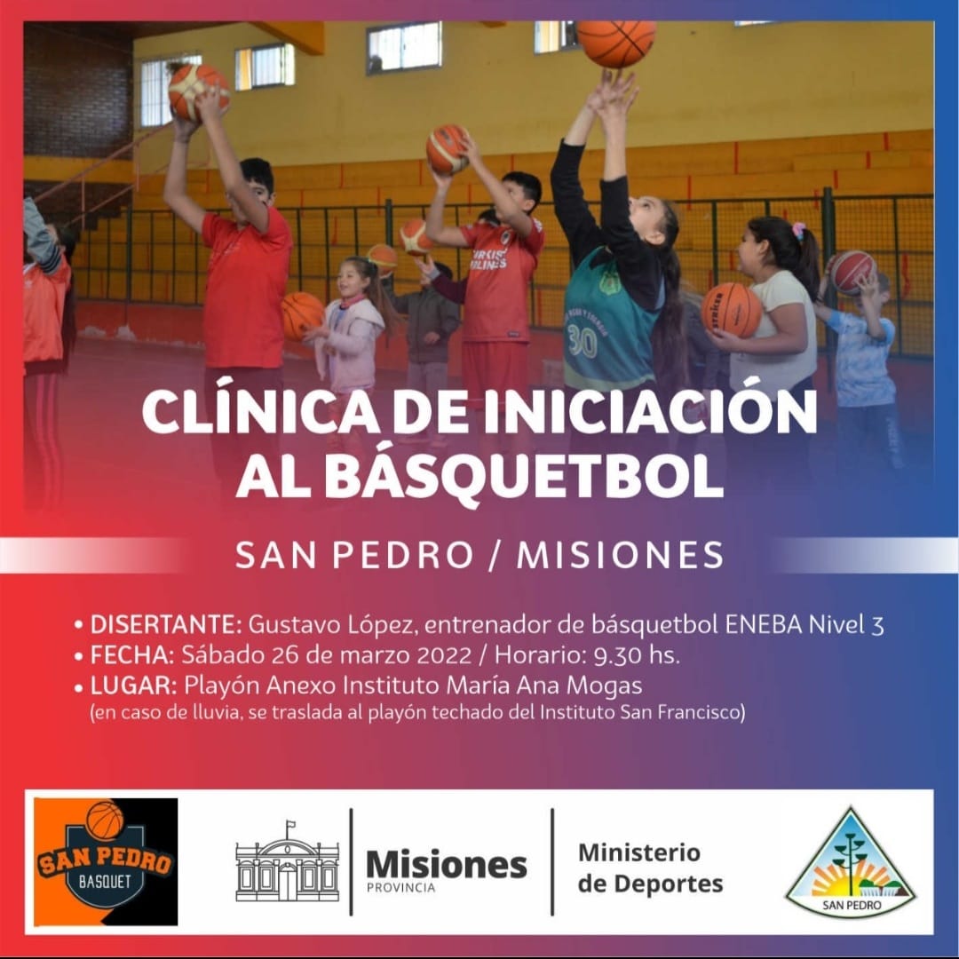 Organizan Clínica de iniciación al basquetbol en San Pedro - Agencia de  Noticias Guacurari